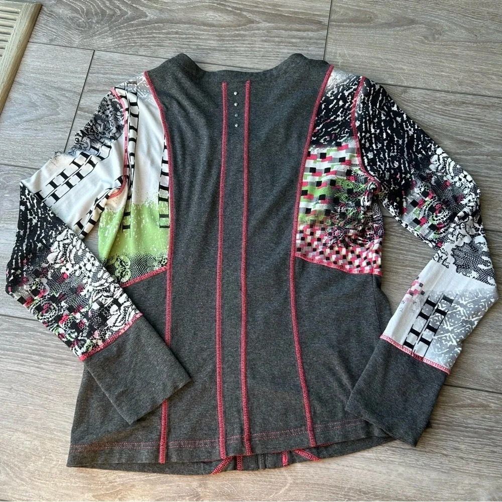Taifun Grey Jersey Fabric Full Zip Long Sleeve - Picture 11 of 14